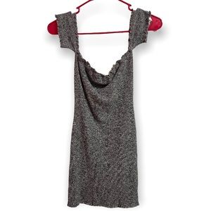 Gray mini dress